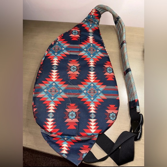 KAVU Original Rope Bag Sling Pack with Adjustable Rope Shoulder Strap - Mojave - Picture 14 of 14